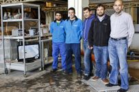 Estudiantes de doctorado y profesores que realizan la investigaci�n . 