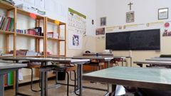 Aula vaca de la escuela Pio IX de Roma