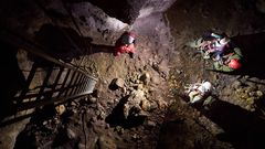 Proyecto arqueol�gico liderado por Pablo Arias en La Garma