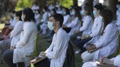Acto de despedida de los residentes del a�o 2020 en el Chuac