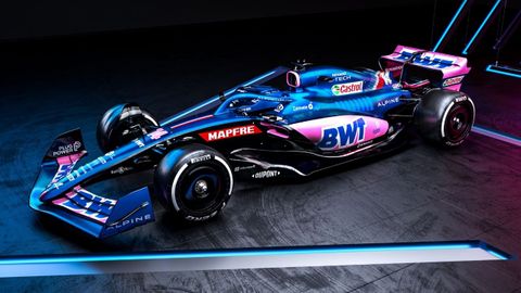 El Alpine A522, el coche con el que Fernando Alonso competir� en el Mundial de F�rmula Uno