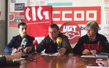 Los sindicatos denunciaron la situaci�n de los trabajadores del sector de telecomunicaciones. 