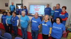 La Asociacin Cultural O Castrorecibiendo el Premio Galicia de Voluntariado en 2022