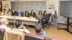 Imagen de la asamblea de la CMAT, celebrada en la Casa da Cultura de Vimianzo