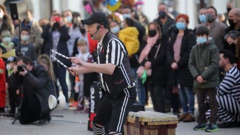 Animacin en el desfile infantil de disfraces