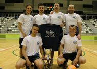 Formaci�n del equipo que se llev� el trofeo de ganador en Primera.