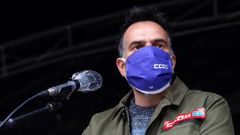 El secretario general de Comisiones Obreras de Asturias, Jos� Manuel Zapico