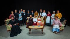 A Escola Municipal de Teatro de Cee, na estrea dunha obra anterior