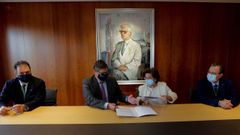 La firma del convenio para la C�tedra Fundaci�n San Rafael-UDC en el a�o 2020
