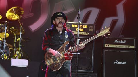 Lemmy Kilmister, lder de Motrhead, durante el Resu del 2015; falleci meses despus