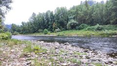 El R�o Nal�n, a su paso por Caces