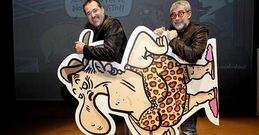 Carlos Blanco y Lu�s Davila presentan hoy en el Teatro Principal su espect�culo Men� do d�a.