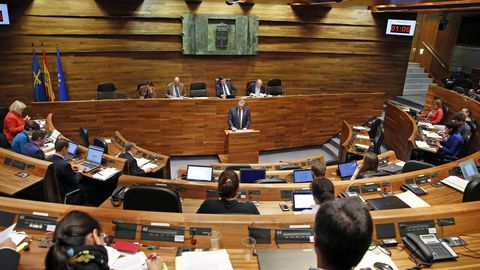 Un pleno en la Junta General del Principado