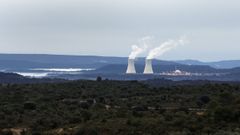 Central nuclear de Trillo, junto al r�o Tajo, en la provincia de Guadalajara.