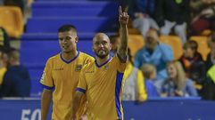 Laure Alcorcon Real Oviedo Horizontal.Laure celebra su gol frente al Real Oviedo