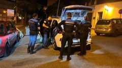 Un momento de la intervenci�n policial