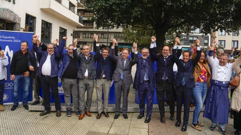 Oviedo celebra haber sido elegida este jueves Capital Espa�ola de la Gastronom�a 2024 tras imponerse a Alicante, Antequera y Castell�n