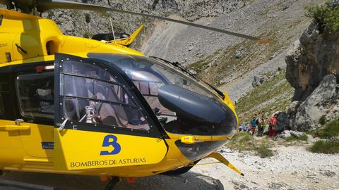 Rescate del SEPA en la ruta del Cares