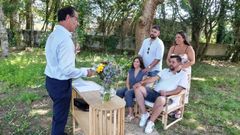 El edil mazaricano Javier Gonzlez Trillo ofici esta semana la boda entre Lara Rey y lex Esperante.