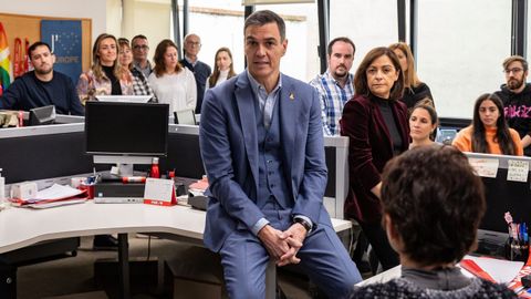 S�nchez afirma que las protestas frente a sedes del PSOE demuestran la necesidad de lograr el pacto de investidura