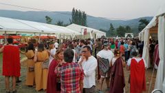 Campamento romano de O Aguilln en ediciones pasadas de la BacoFesta