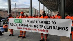 Homenaje de sus compa�eros a C�sar y Virgilio, los dos fallecidos por un alud en San Isidro