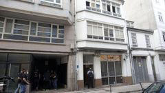 El edificio desalojado la semana pasada en Lugo