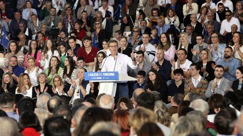 Un momento de la intervencin de Alberto Nez Feijoo