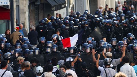 Unas 500.000 personas se manifestaron en la jornada de protesta del jueves  en Francia.