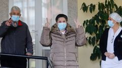 Mar�a Bello, primera vacunada del �rea de Vigo: �No ten�a nada de miedo�