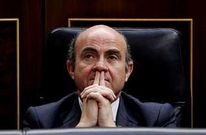 De Guindos, ayer en el Congreso, durante la apertura solemne de la legislatura.