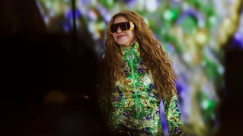 Shakira, durante su concierto en la playa de Copacabana en R�o de Janeiro, Brasil