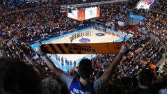 Lleno en el Coliseum durante el Leyma Coru�a-R�o Breog�n de la campa�a 2024-2025.