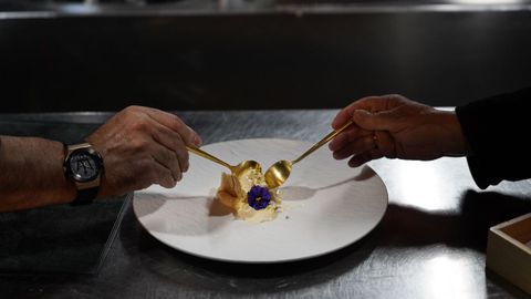 El taller gastronmico se cerr con un postre inspirado en el abuelo del chef