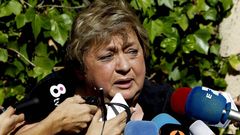 Mar�a Teresa Mesa, amiga y portavoz de la familia de Teresa Romero.