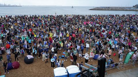 XXXII edici�n de la Fiesta de la Sidra Natural, donde no se bati� el r�cord mundial de escanciado simult�neo de la tradicional bebida asturiana