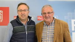 Jes�s Blanco, a la derecha, junto a Juan Carlos Francisco Rivera