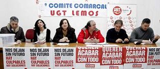 Nueva ejecutiva comarcal de UGT en Monforte.