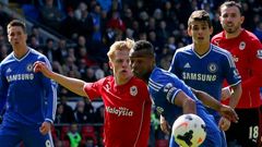 Partido entre el Chelsea y el Cardiff