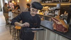 Jos�, propietario del Asador DeLito, uno de los locales afectados por las reservas fantasma