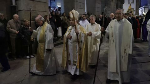 Procesi�n de la Virgen de los Dolores, que abre la Semana Santa en A Coru�a