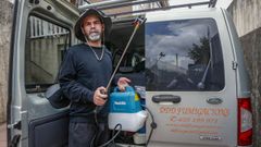 Severino Albors, de DDD Fumigacins, destaca la presencia de termitas en los cascos antiguos.