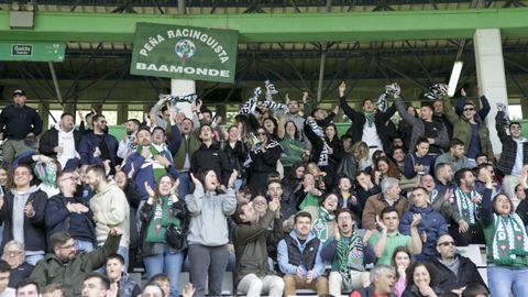 Las peñas racinguistas llevan impulsando la asistencia al estadio durante toda la campaña.