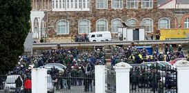 Imagen de archivo de una de las �ltimas asambleas de trabajadores de Navantia Ferrol.