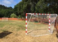 Zona donde se cre� un campo de f�tbol en Cerdedo. 