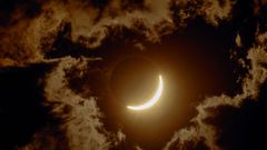 Las im�genes del eclipse total de sol en Galicia