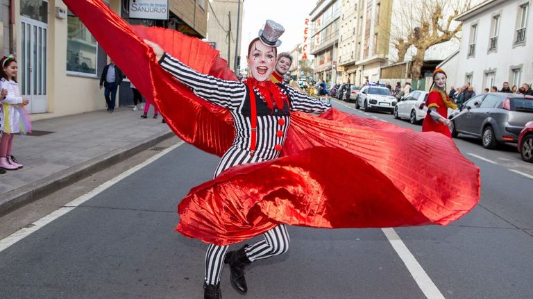 Imagen de una edici�n anterior del entroido de Ordes