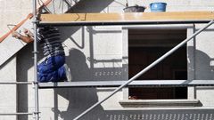 Trabajador en una construcci�n