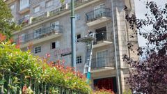 Un cami�n de mudanza traslada a �ltima hora del jueves los muebles de la C�mara de Comercio