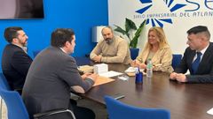 Lu�s Ru�z y Jos� Ram�n Romero se reunieron con Beatriz Sestayo en la sede de la SEA